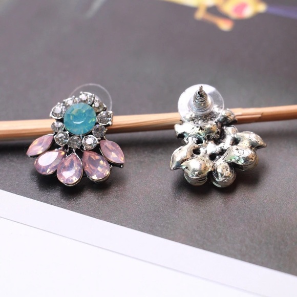 Sale 2/$20 “Ava” Rhinestone Stud Earrings - Picture 2 of 4